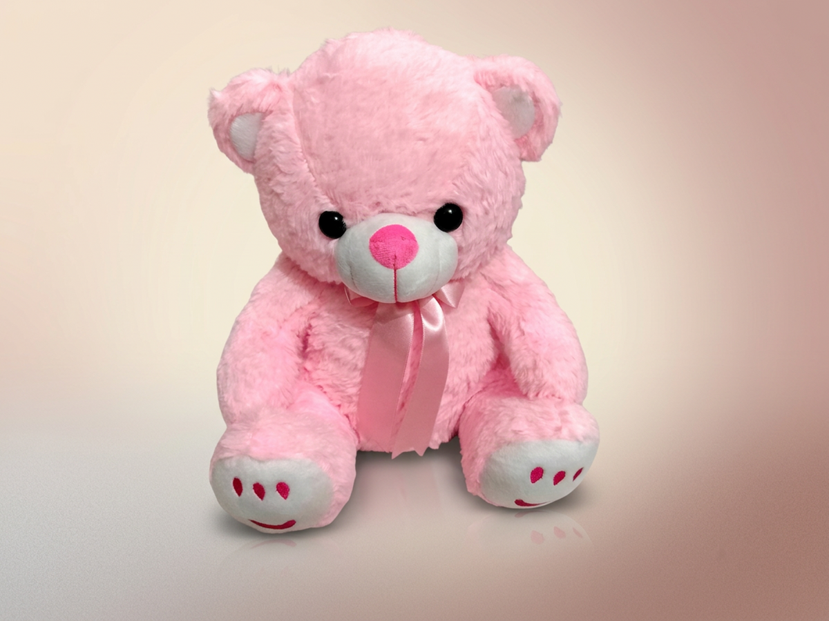 Pure Polycotton Pink Teddy-001-image2