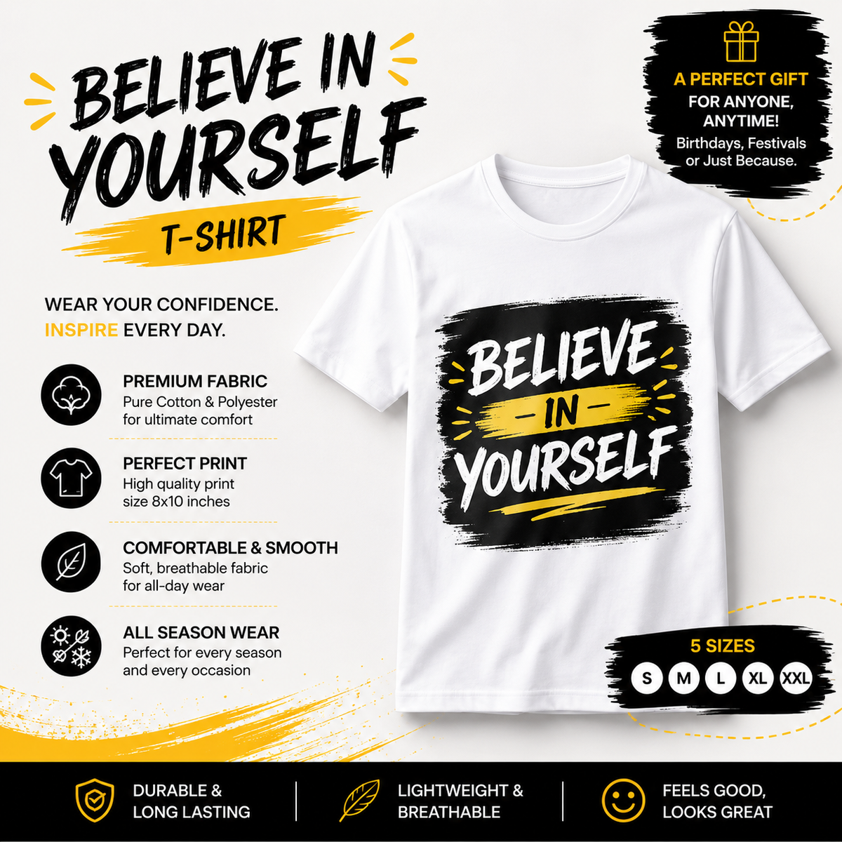 Custom Printed Believe In You-001-image1