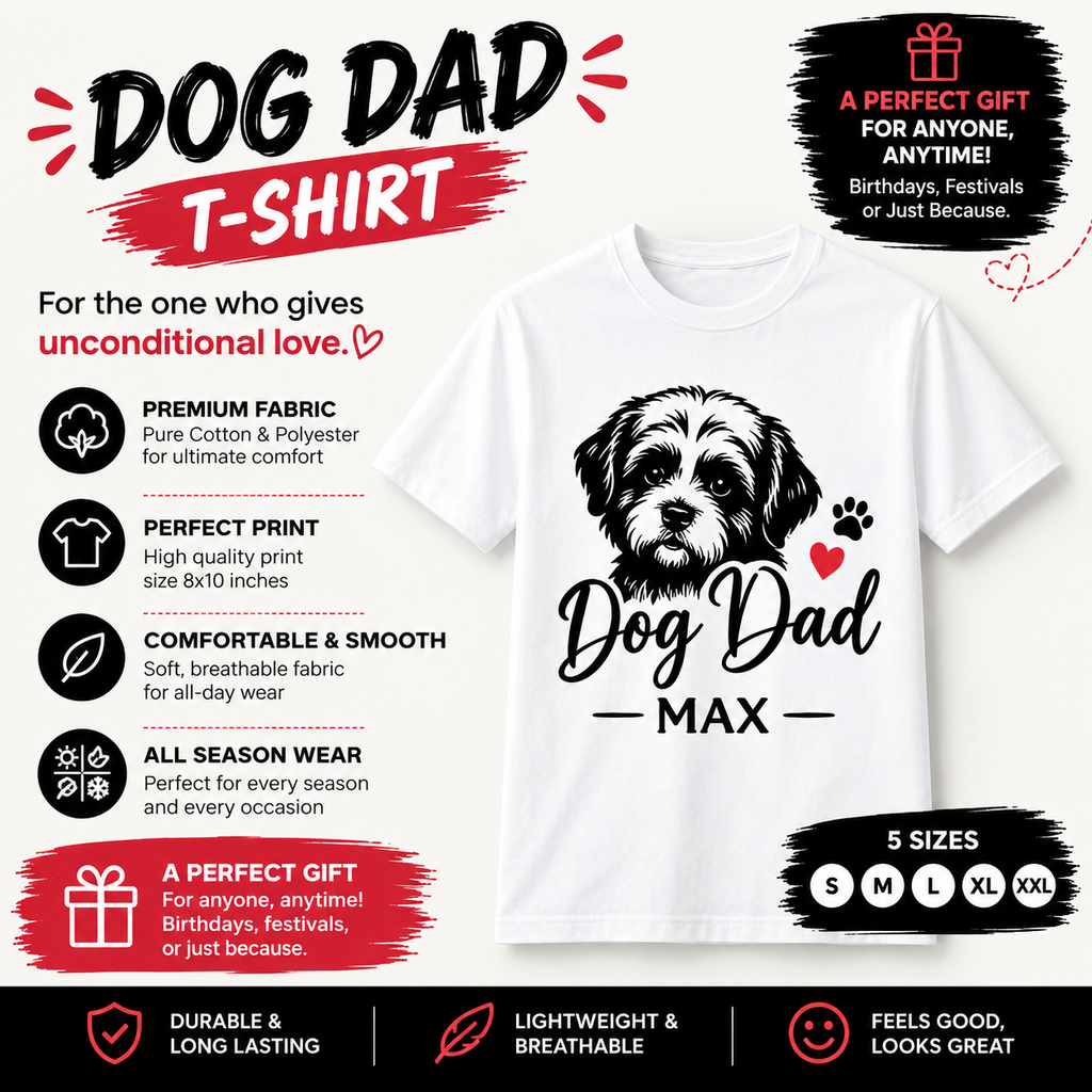 Custom Printed Dog Dad-001-image1