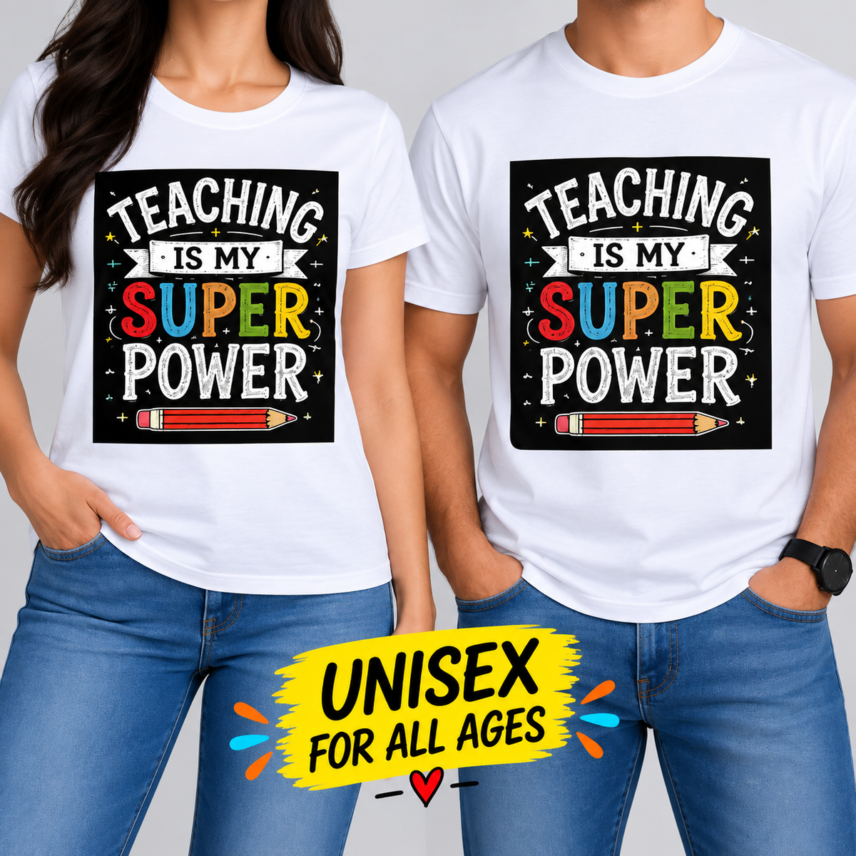 Custom Printed Teaching is My Power-001-image2
