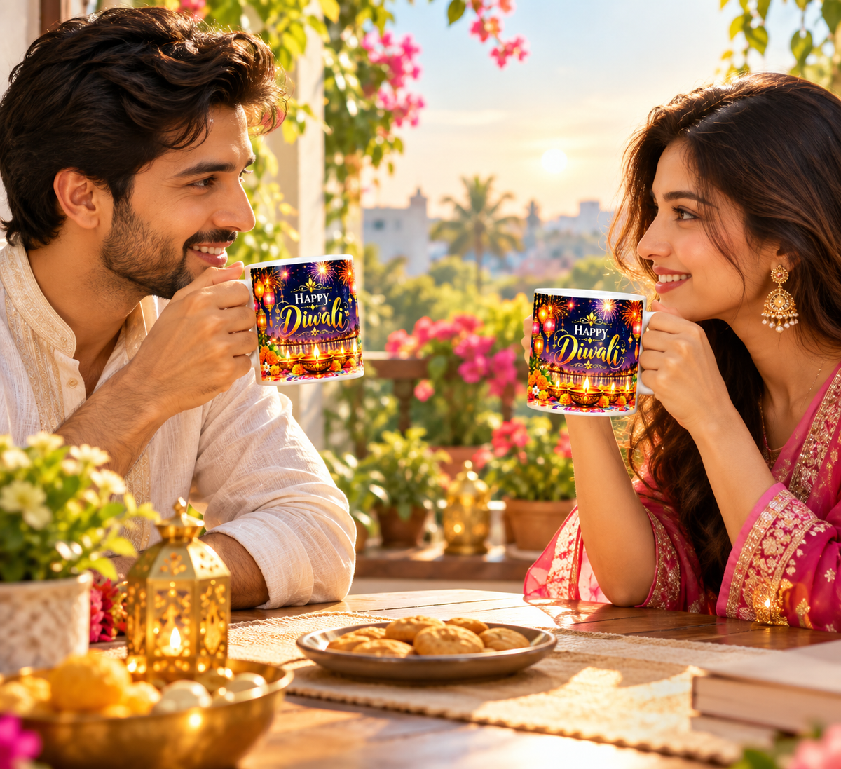 Diwali Fireworks 11 oz Ceramic Mug-IMAGE1