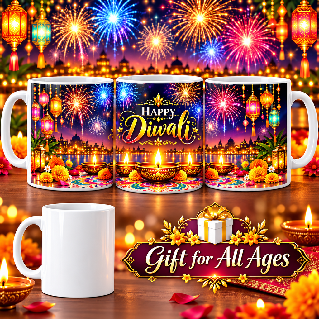 Diwali Fireworks 11 oz Ceramic Mug-IMAGE2
