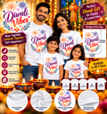 Diwali Fireworks Glow Printed T-Shirt – White-IMAGE1