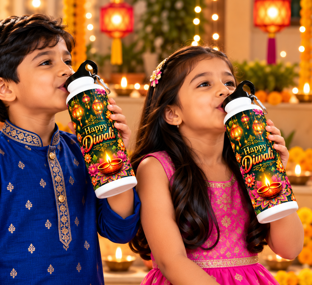 Festive Diwali Printed Bottle-IMAGE2