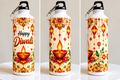 Festive Diwali Bottle Triptych Printed Sipper Bottle-IMAGE1
