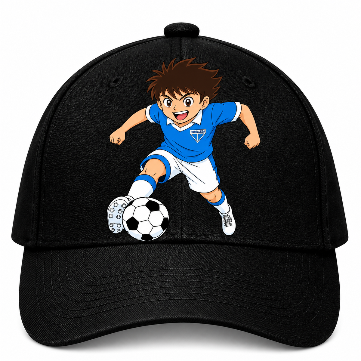 Football Black Cap Pure Cotton-001-image2
