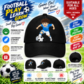 Football Black Cap Pure Cotton-001-image1