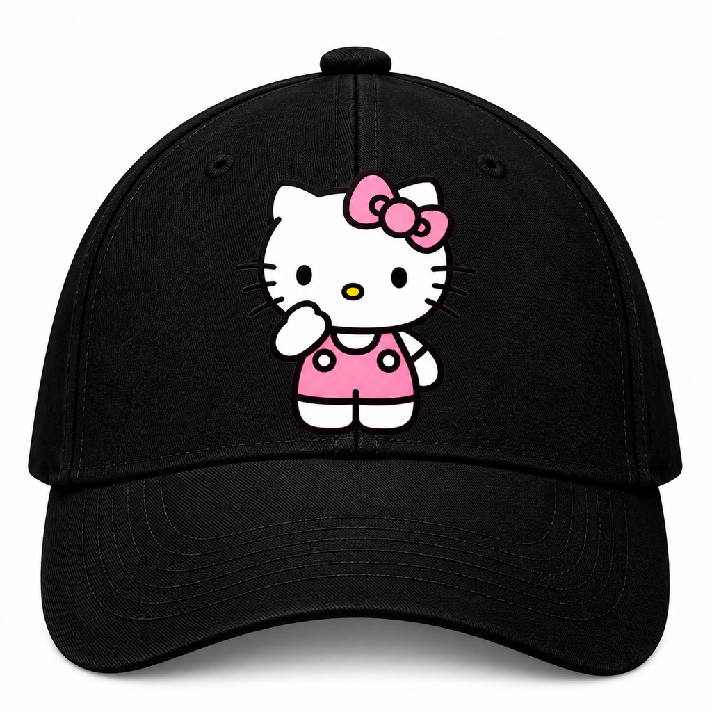 Hello Kiddy Black Cap Pure Cotton-001-image2