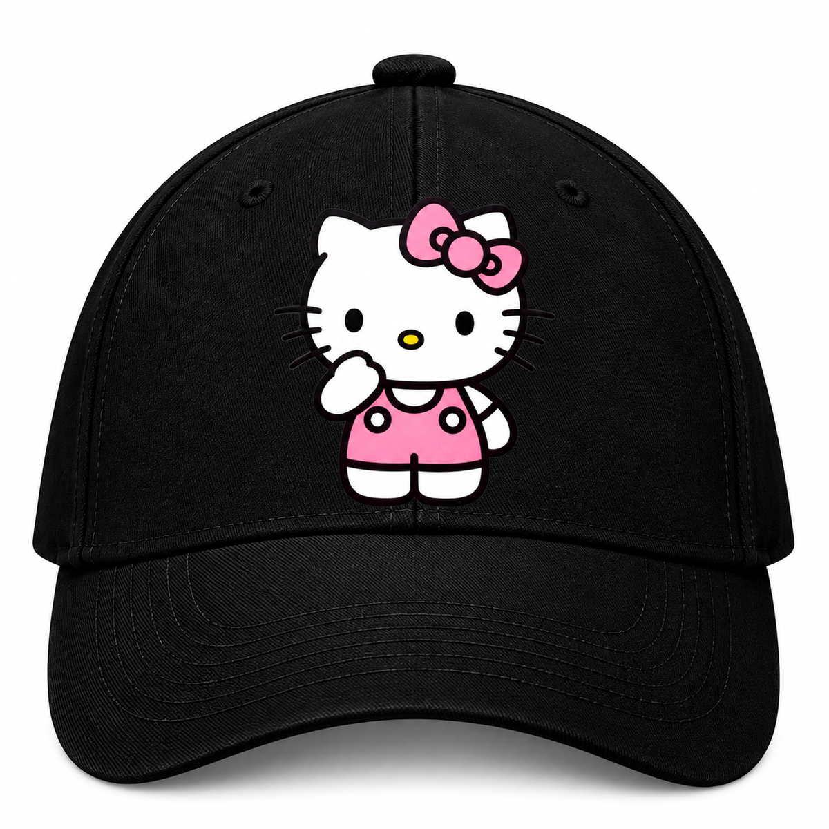 Hello Kiddy Black Cap Pure Cotton-001-image2