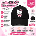 Hello Kiddy Black Cap Pure Cotton-001-image1
