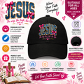 I Love Jesus Black Cap Pure Cotton-001-image1