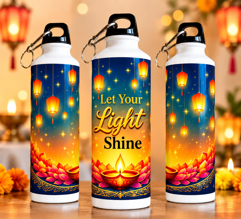 Let Your Light Shine Printed Sipper Bottle-IMAGE1