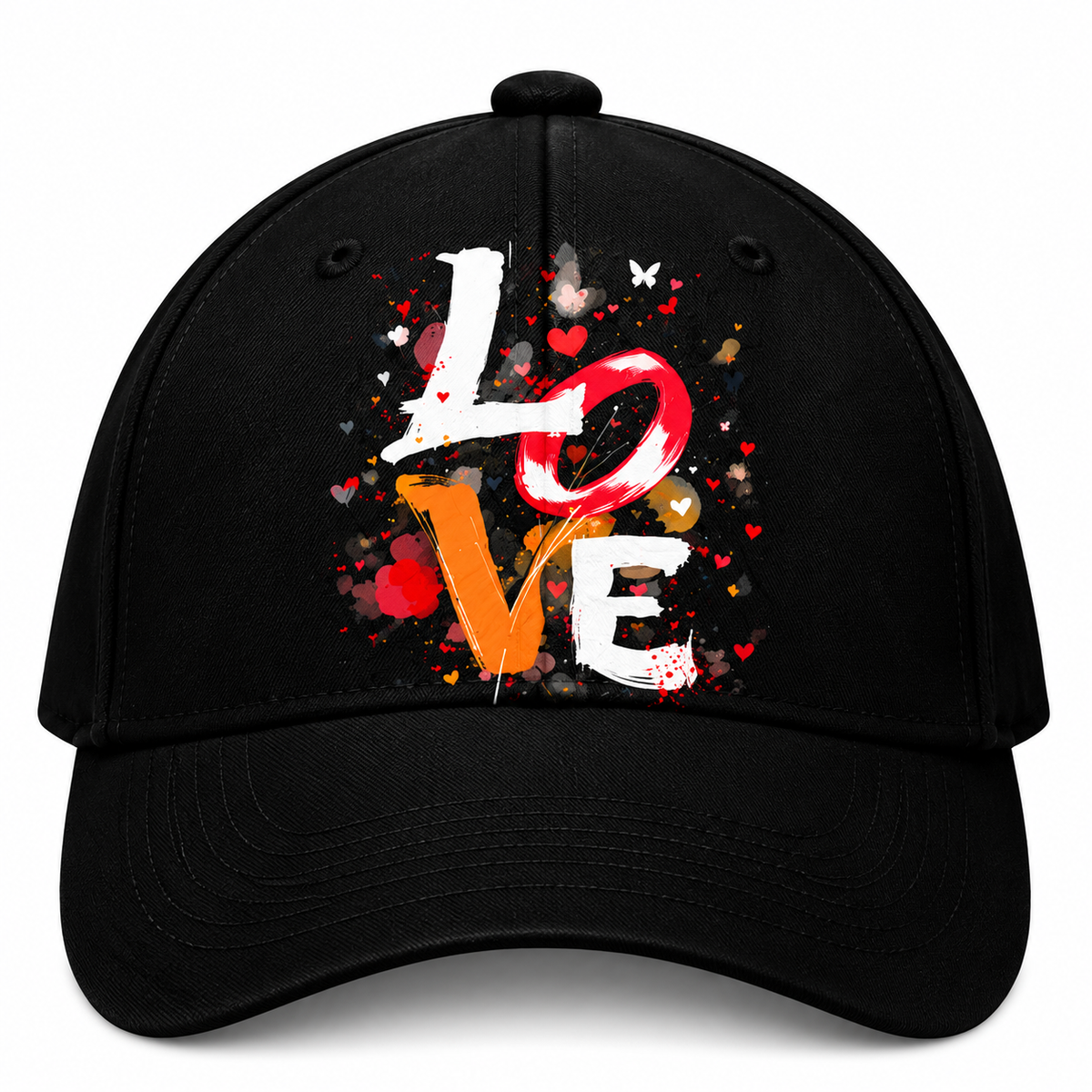Love Life Black Cap Pure Cotton-001-image2
