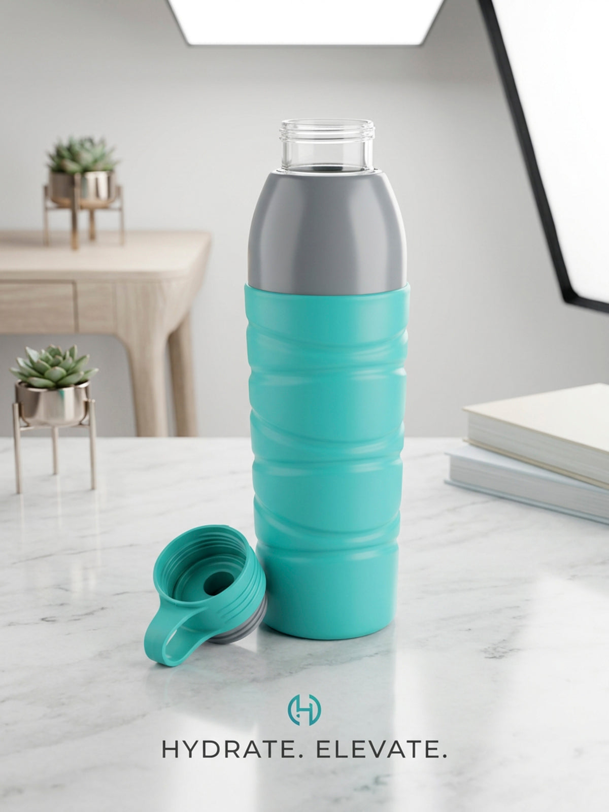 Plastic 600ml Sipper Bottle-001